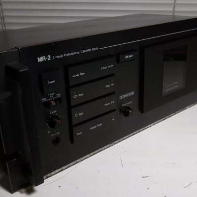 1990 Nakamichi MR-2 Stereo Cassette Deck Rare Idler-Gear-Drive Version 1-Owner Serviced w New Belts 06-2023 Brackets Included Clean & Excellent Condition #756 image 13
