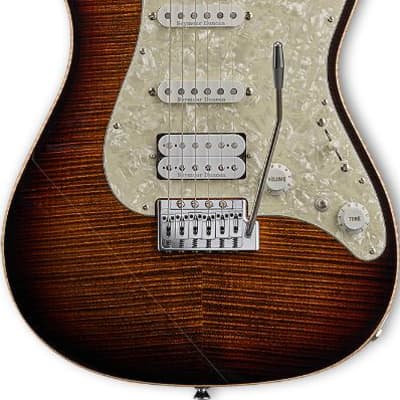 ESP Original Snapper CTM Electric Guitar - Tiger Eye Sunburst with Maple Fingerboard for sale