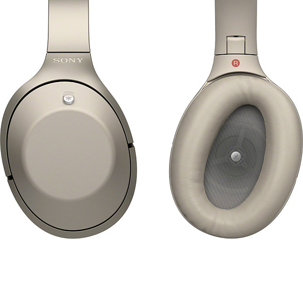 Sony MDR-1000X/C Gray-Beige Hi-Res Bluetooth Wireless Noise Cancelling  Headphones