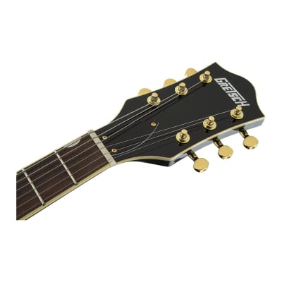 Gretsch G5655TG Electromatic Center Block Jr. Single-Cut Electric Guitar with Laurel Fingerboard, 22 Medium Jumbo Frets, Bigsby and Gold Hardware (Cadillac Green) image 8