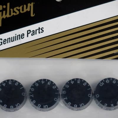 NEW GENUINE GIBSON BLACK GUITAR SPEED KNOBS LES PAUL ES SG PART FITS USA PRS image 1