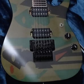 Ibanez JPM P4 John Petrucci! Picasso Collectable Art Work Camo Colors image 19