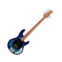 Sterling by Music Man RAY34 StingRay Flame Maple Bass - Neptune Blue - B-Stock