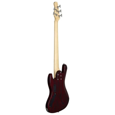 Michael Kelly Element 5OP 5-String Bass Guitar (Trans Red)(New) image 9