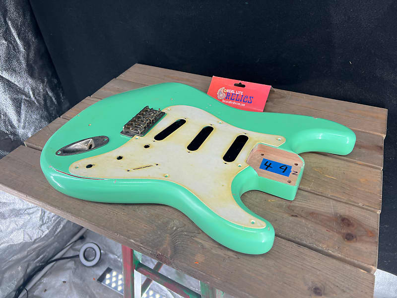 Real Life Relics Strat® Stratocaster® Body Aged Surf Green #2 image 1