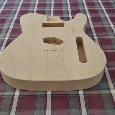Woodtech Routing - 2 pc Alder Neck P-90 Telecaster Body - Unfinished image 3