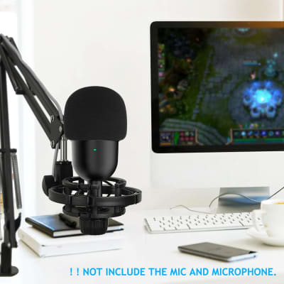 Razer Seiren Mini Mic Boom Arm with Microphone Windscreen and Dual Layered  Mic Pop Filter for Razer Seiren Mini USB Streaming Microphone by YOUSHARES