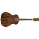 Fender Paramount PM-TE Travel All Mahogany Semi-Acoustic Guitar, Ovangkol Fingerboard, Natural
