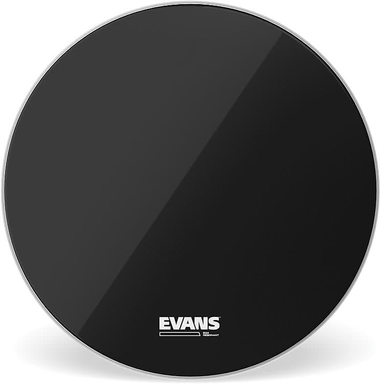 Evans EQ3 Resonant Bass Drumhead w/ No Port Coated White 24 in image 1