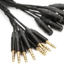 Mogami Gold 8 TRS-XLRF 8-channel 1/4 inch TRS Male to XLR Female Snake - 10 foot