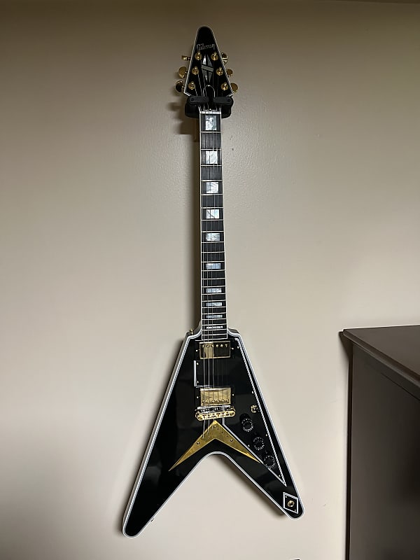 Gibson Flying V Custom Black | Reverb