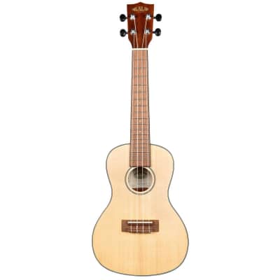 Kala Satin Solid Spruce Mahogany Travel Concert Ukulele with Gig Bag image 5