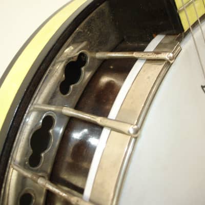 Vintage 20's May Bell Queen 4-String Tenor Banjo w/ Case image 7