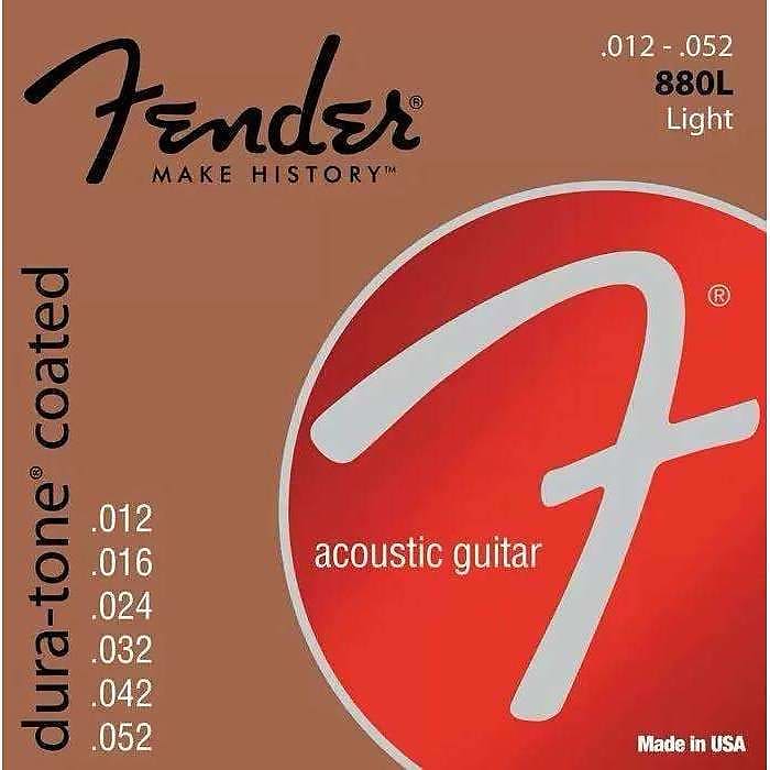 Fender Dura Tone Coated Acoustic Guitar Strings image 1