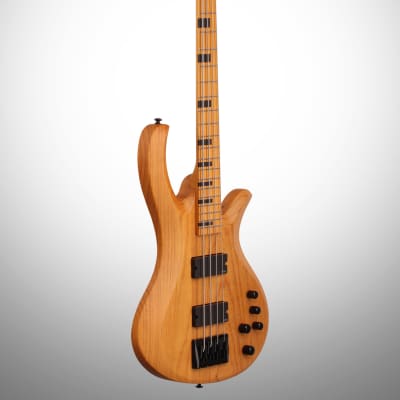 Schecter Session Riot 4 Electric Bass, Aged Natural Satin image 5