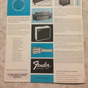 Fender Catalog image 3