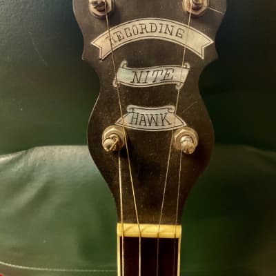Slingerland  May Bell Recording Nite Hawk Tenor 4 String Banjo  1930s w/ Original Hardshell Case image 6