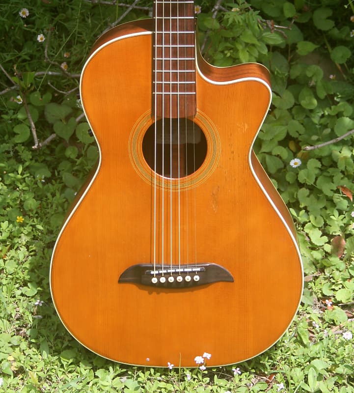 Yairi FY5EC Parlor size Electric Acoustic Guitar 1991 | Reverb