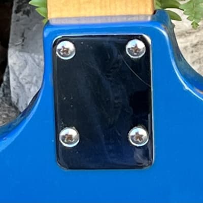 Vintage 1960s Kingston Kawai Teisco Swinga Style~S1T Hound Dog Offset Dbl Cutaway Guitar Ocean Blue All Original! ** SEE VIDEO** image 13