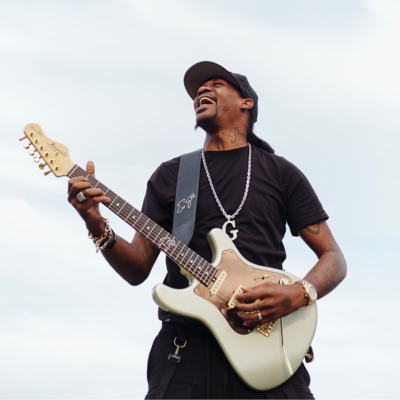 Magneto Eric Gales Signature "Raw Dawg" III 2022 Sunset Gold Reverb