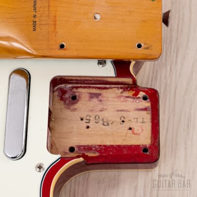 1989 Fender Telecaster Custom ‘62 Vintage Reissue TL62B-650 Candy Apple Red A-serial, Japan MIJ Fujigen image 19