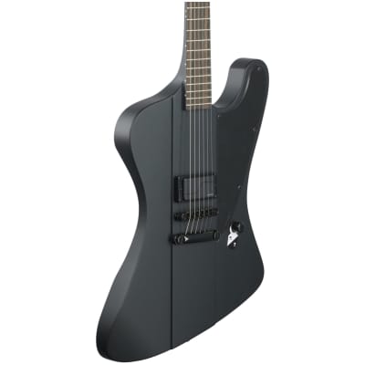 ESP LTD Phoenix Black Metal Electric Guitar image 3