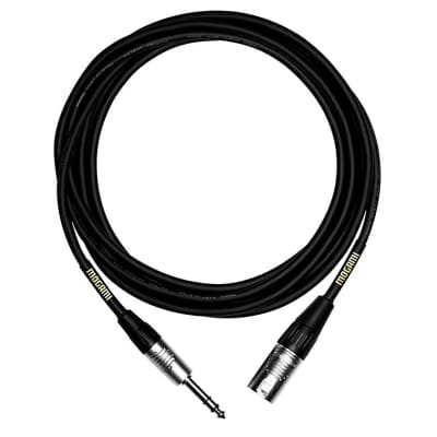Mogami CorePlus XLR Male to 1/4" TRS Male Patch Cable (10')