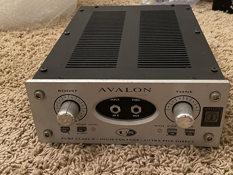 Avalon U5 Direct Box / Instrument Preamplifier 2010s - Silver | Reverb