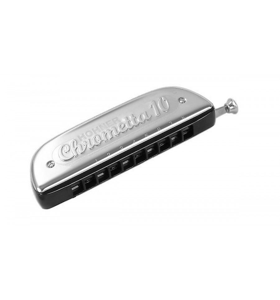 Hohner Chrometta 10 Chromatic Harmonica Key of C Reverb