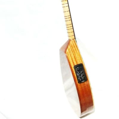  Half Cut Electro Acoustic Baglama Saz W/Pickup W/Free Belt :  Musical Instruments
