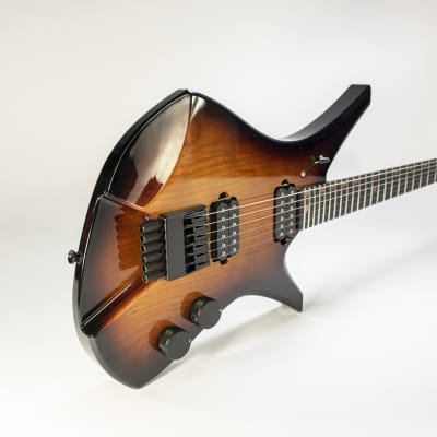 Downes Guitars Model 101H - '59 Sunburst headless 6-string image 4