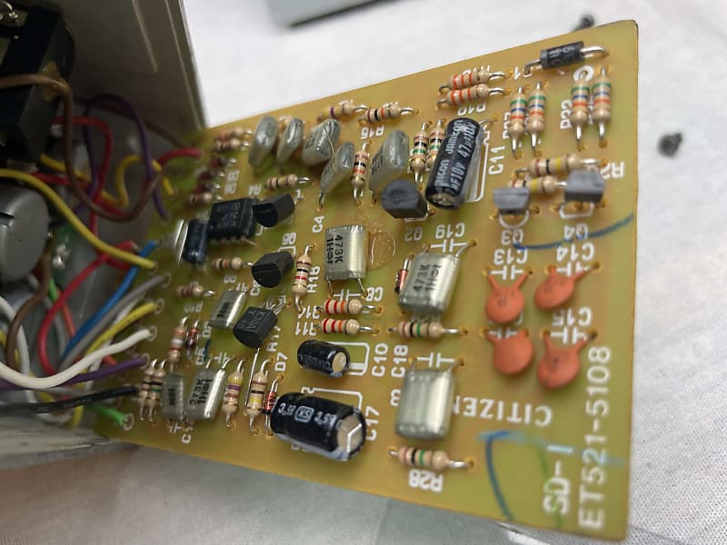 Boss SD-1 Super Overdrive Pedal - JRC 4558DD OpAmp chip
