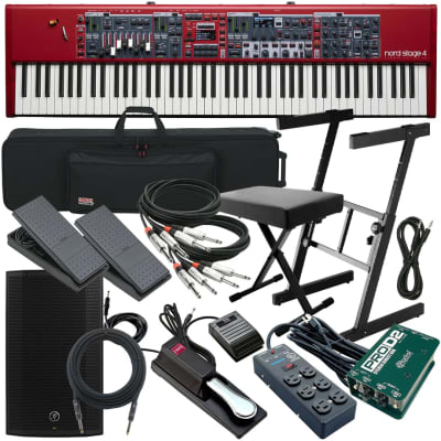 Nord Stage 4 88 Stage Keyboard COMPLETE STAGE BUNDLE