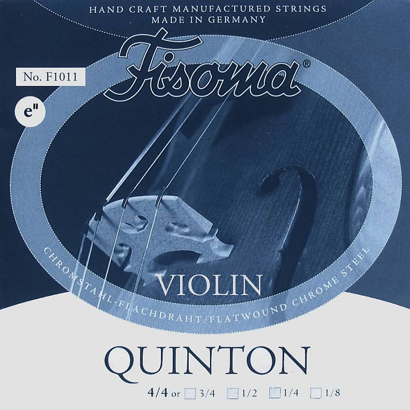 Fisoma Quinton Jeu de Cordes Violon En 6 Tailles Violin Strings Lot