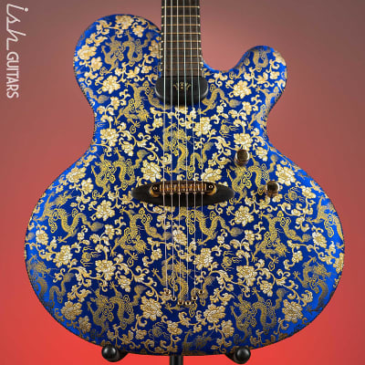 2017 Ritter Princess Isabella Blue Dragon #6 of 25 Fabric Guitar for sale