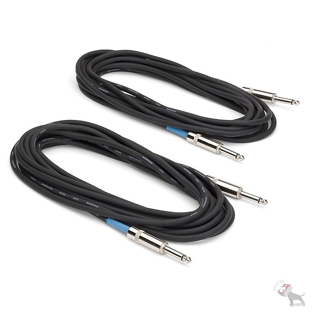 Samson IC20 20' TS to TS Instrument Cable (2 Pack) image 1