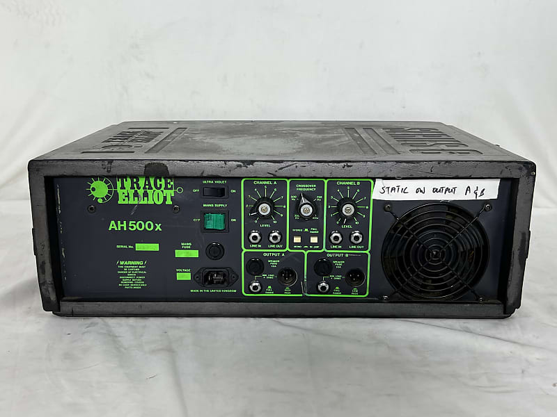 Trace Elliot AH 500X Bass Amplifier #0032 (One) | Reverb