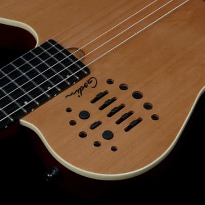 Godin 032167 ACS Slim Nylon   Synth Access - 2-Voice Natural SG Classical Guitar MADE In CANADA image 8