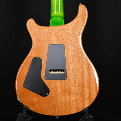 PRS Wood Library Custom 24 Fatback Quilt Maple 10 Top Stained Flame Maple Neck Brazilian Rosewood Eriza Verde 2023 (0359120 ) image 2