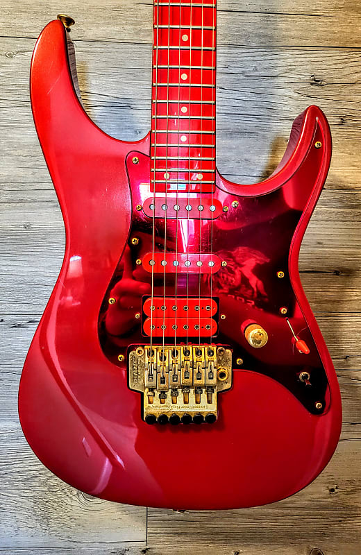 Fernandes LA-85KK L'Arc-en-Ciel Ken Signature Electric Guitar 1990s Red