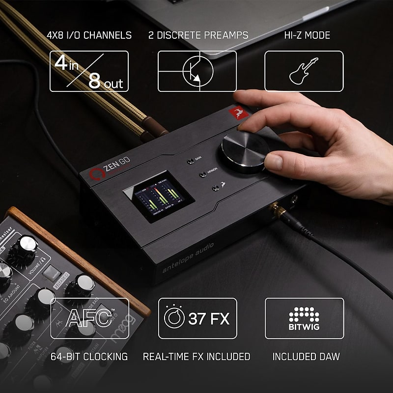 Antelope Audio Zen Go Synergy Core 4 X8 Usb C Audio Interface +