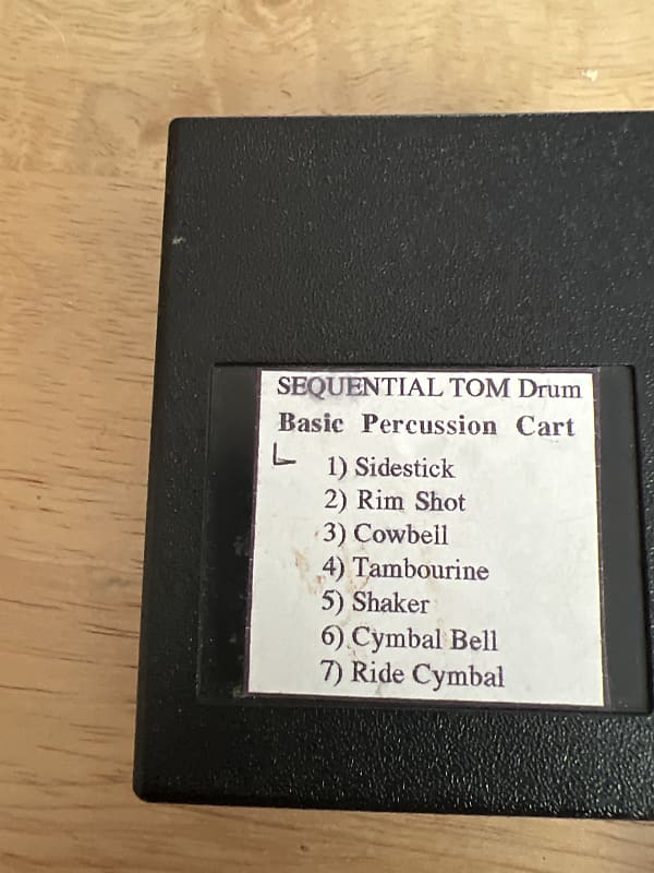Sequential Tom Cartridge LATIN sounds Reverb