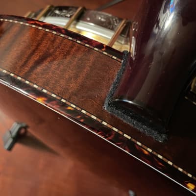 Prucha Presentation Gold and Silver Plated Gun Metal Engraved Five String Resonator Banjo Maple 2014 image 8