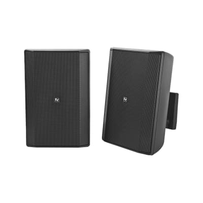Electro-Voice EVID-S8.2 8" 2-Way 8 Ohms Commercial Loudspeaker (Pair, Black) - (B-Stock) image 1
