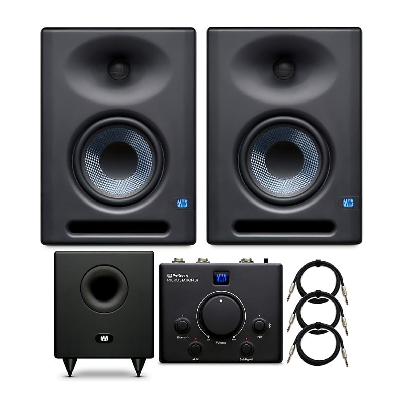 PreSonus Eris E5 XT 5-Inch Powered Studio Monitor (Pair) With | Reverb