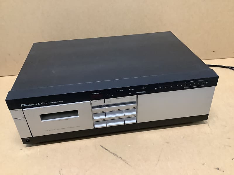 Nakamichi LX 3 cassette player tape deck LX3  			