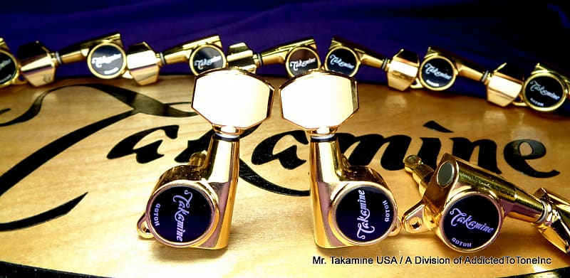 Takamine TP0512 12 STRING Tuner SET Gold / Gold | Reverb