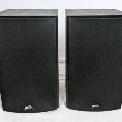 Polk Audio T15 Bookshelf Speaker Pair 5.25" 100 Watt Wall Mountable Black image 2