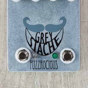 Fuzzrocious Grey Stache Fuzz Guitar Effects Pedal Diode Latching Oscillation Mod image 1