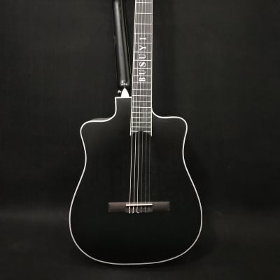6 Strings Classical/ 6 Strings Acoustic Double Neck, Double Sided Busuyi Guitar NPS66 2020. image 5